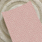 Dusky Pink Dot Wedge Changing Mat | Handmade UK