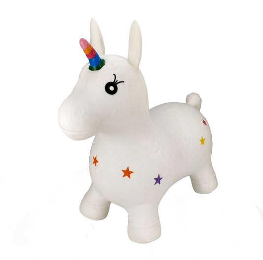 Happy Hopperz - White Unicorn