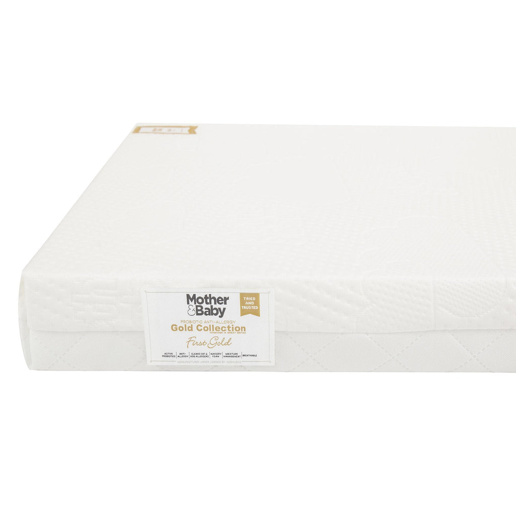 Mother & Baby First Gold Anti Allergy Foam Cot Bed Mattress 140x70