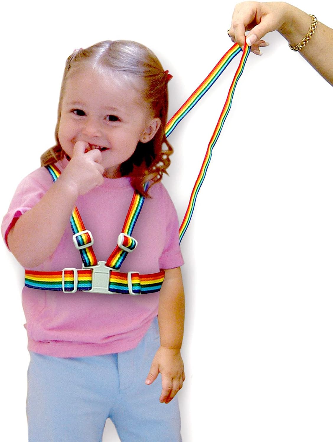 Dreambaby Toddlers Safety Walking Harness & Reins - with Anchor Straps for High Chair, Strollers, Buggy & Pram - Suitable for Ages 6 months to 4 years