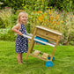 Wooden Sandpit Table Playset Sand and Water Sensory Play