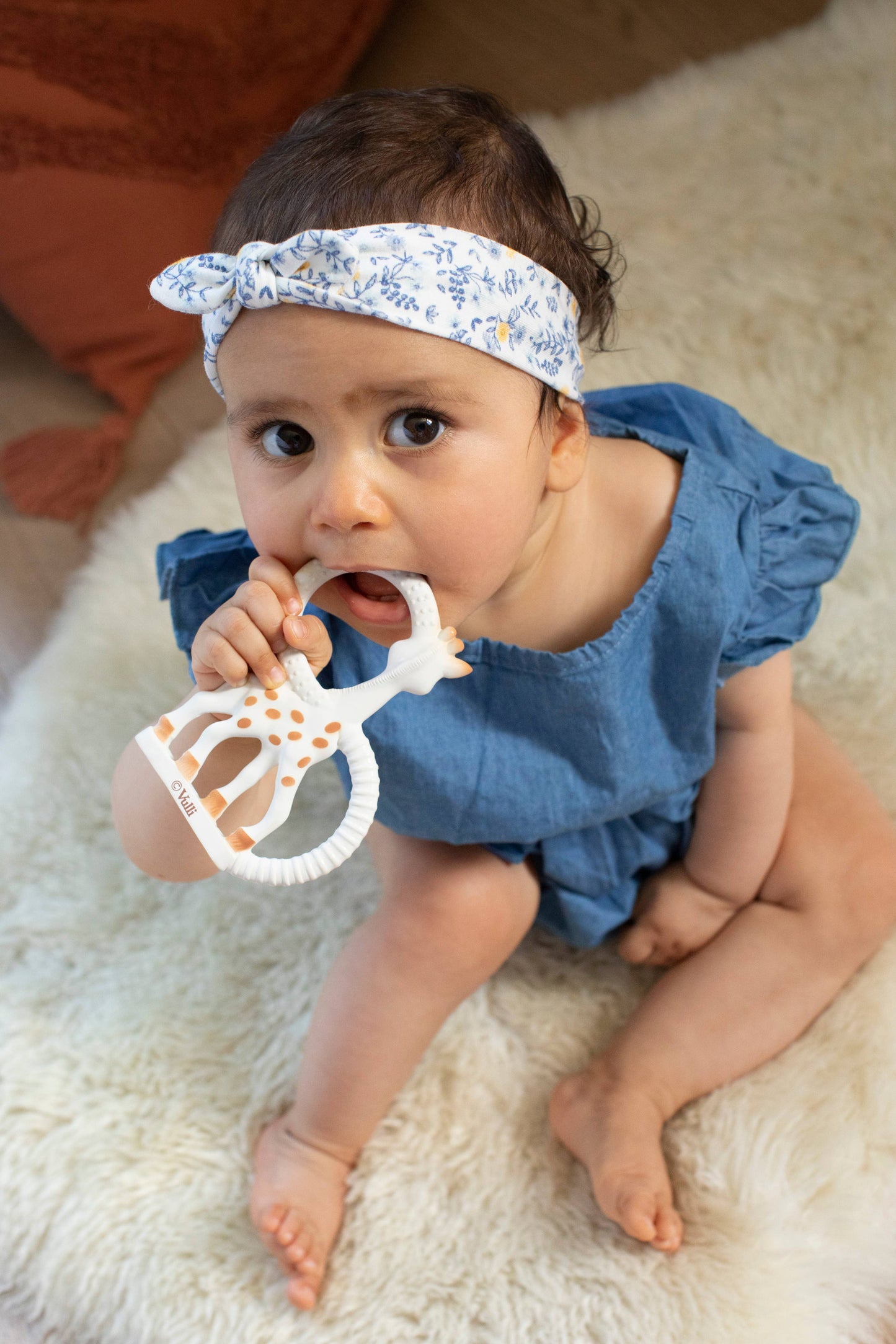 So Pure Sophie La Girafe Teething Ring - Natural Rubber