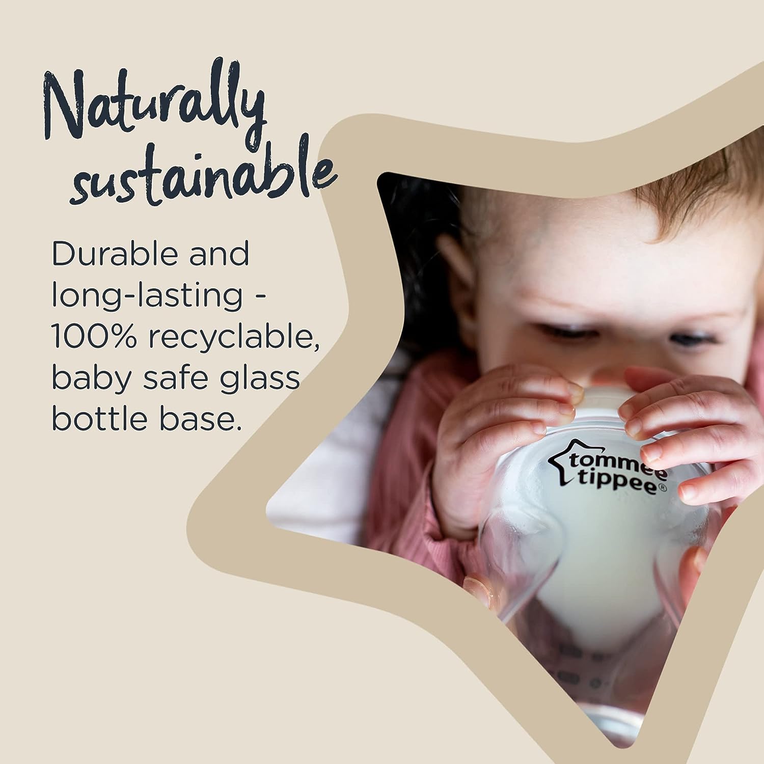 Tommee Tippee Closer To Nature Glass Bottle 250ml