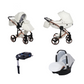 Junama Individual White Gold 4 in 1 Includes car seat and Isofix base