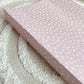 Dusky Pink Dot Wedge Changing Mat | Handmade UK