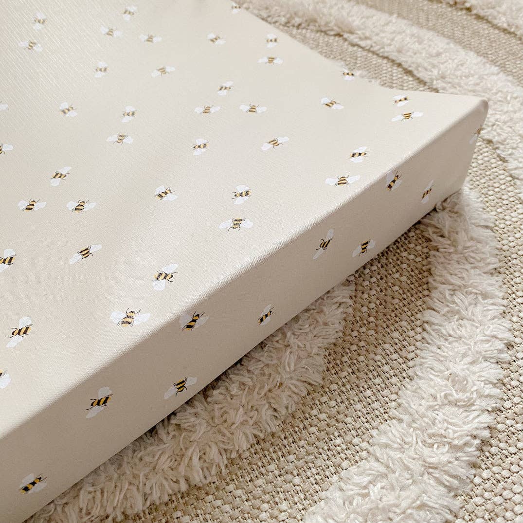 Bee Wedge Baby Changing Mat | Handmade UK