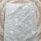 Blue Hot Air Balloon Wedge Baby Changing Mat | Anti-Roll