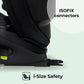 My Babiie MBCS23 i-Size (100-150cm) High Back Booster Car Seat - Billie Faiers Quilted Black