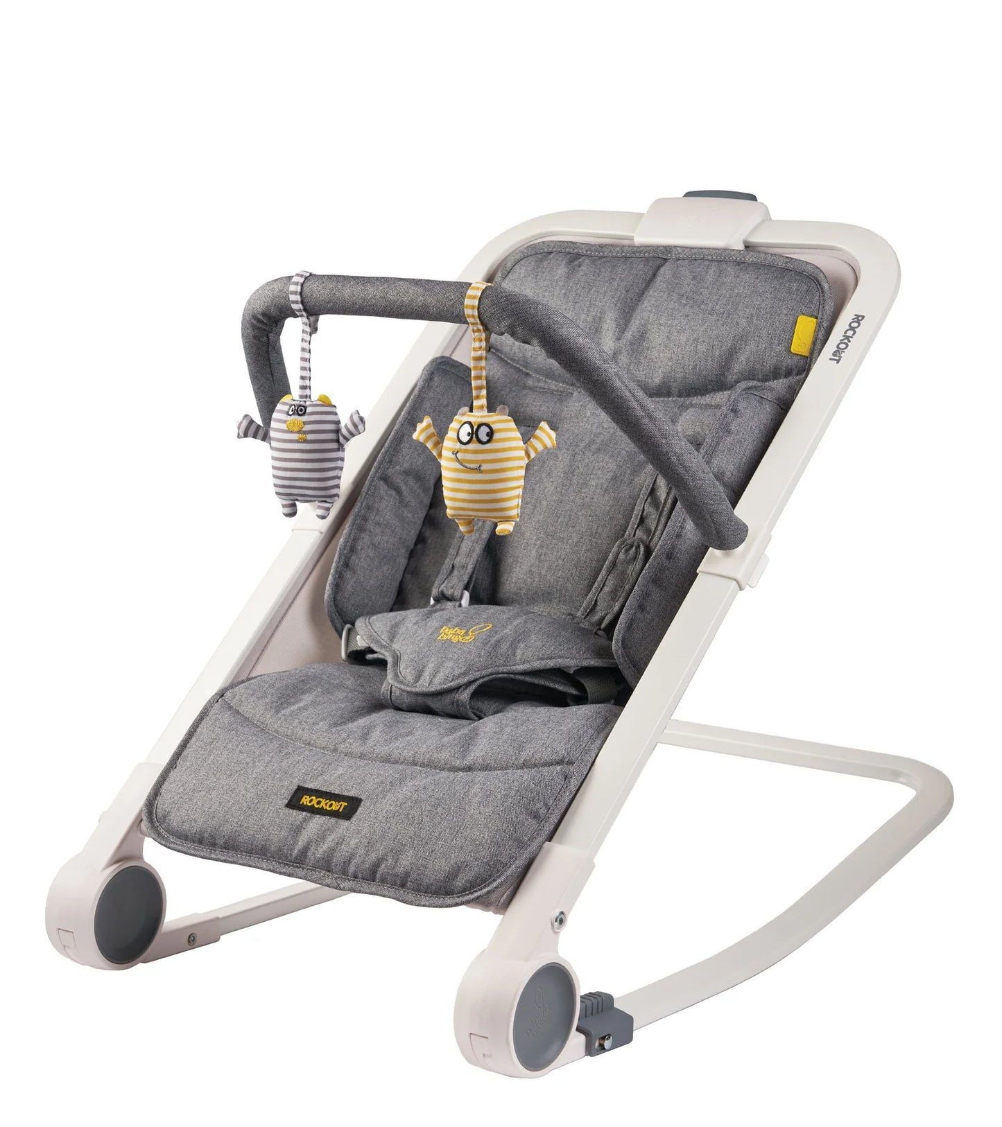 Bababing Rockout Baby Rocker - Grey Melange