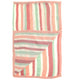 Ziggle Pink, White, Green Stripes Blanket