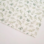 The Gilded Bird X-Large Muslin Swaddle- Linen Leaves