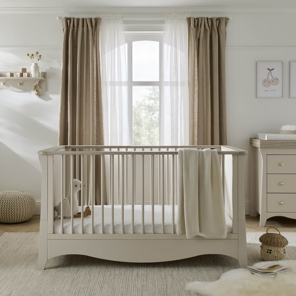 Cuddleco Clara Cashmere & Ash Cot Bed