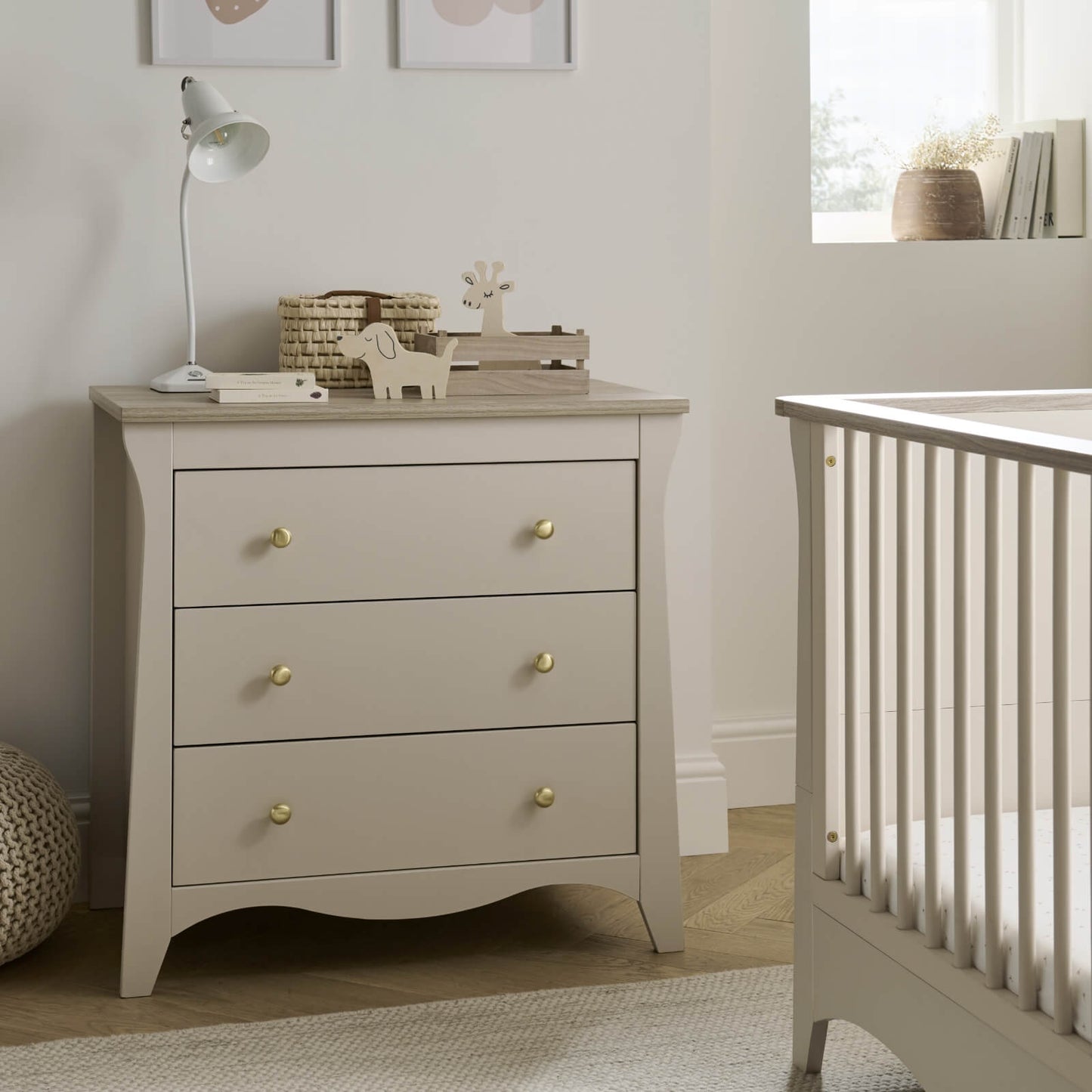 Cuddleco Clara Cashmere & Ash Dresser Changer
