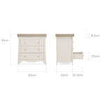 Cuddleco Clara Cashmere & Ash Dresser Changer