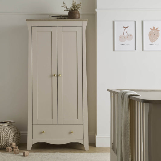 Cuddleco Clara Cashmere & Ash 2 Door Double Wardrobe