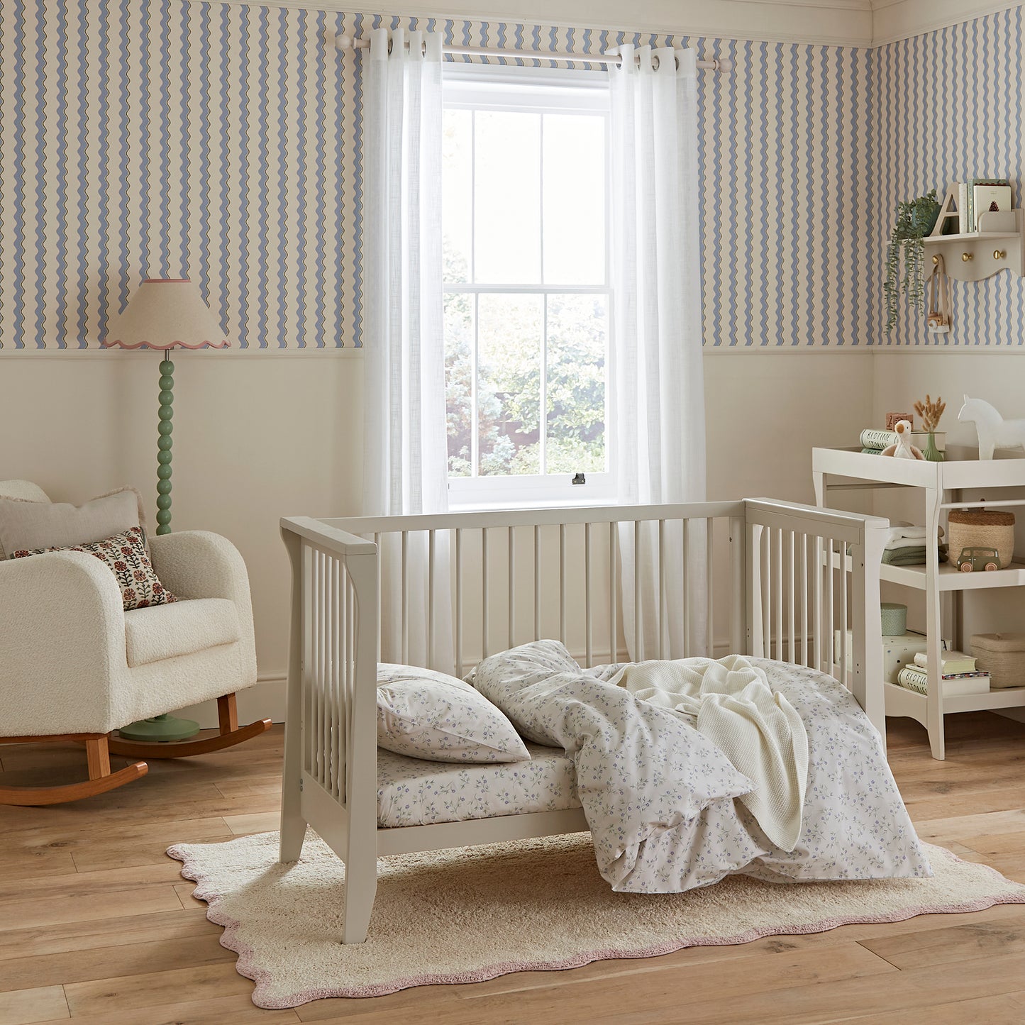Cuddleco Clara Mini Cot Bed - Cashmere