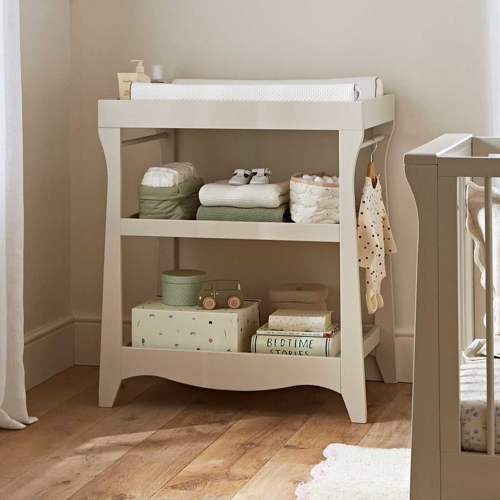 Cuddleco Clara Mini Open Changer- Cashmere