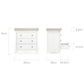 Cuddleco Clara 3pc Set- White & Ash