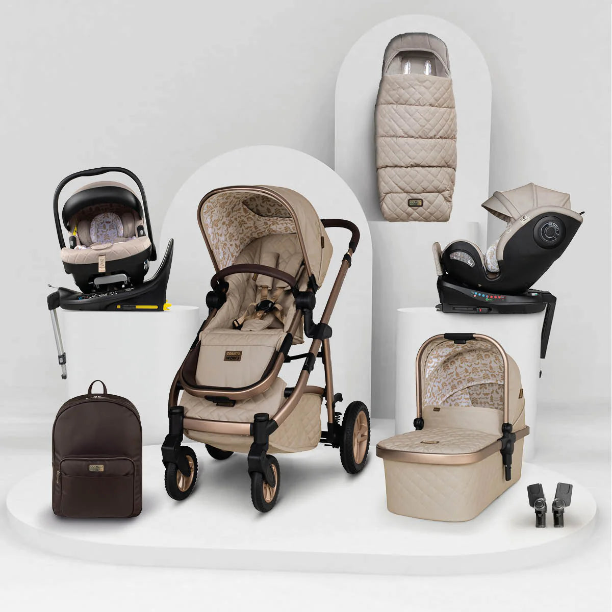 Cosatto Wow 3 All Stage Everything Bundle -Whisper