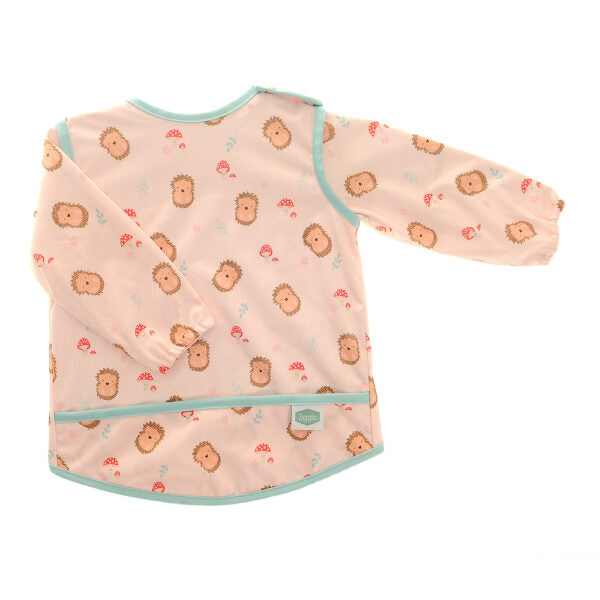 Ziggle Coverall Feeding Bib Hedgehog