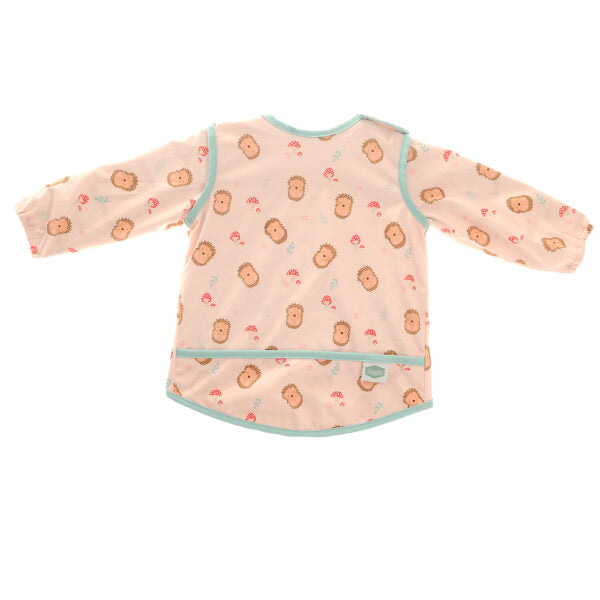 Ziggle Coverall Feeding Bib Hedgehog
