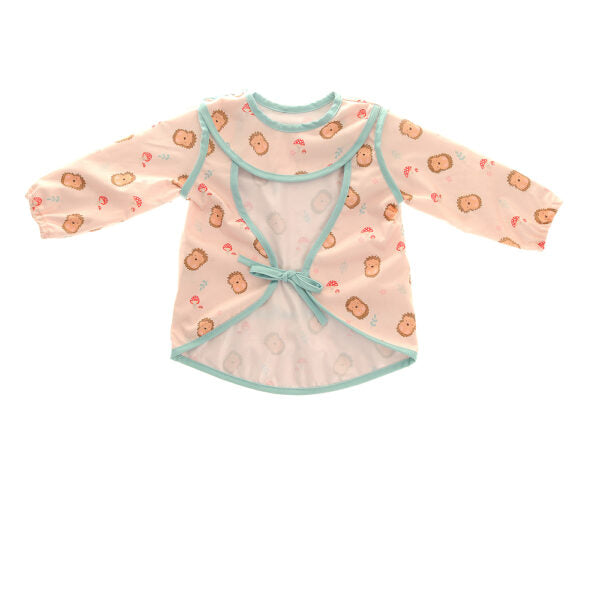 Ziggle Coverall Feeding Bib Hedgehog