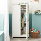 Caro Wardrobe - White Wash