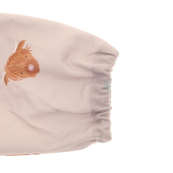 Ziggle Coverall Feeding Bib Highland Cow