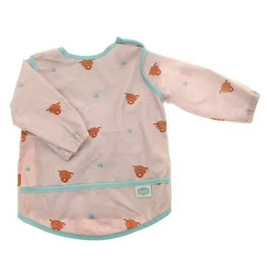 Ziggle Coverall Feeding Bib Highland Cow