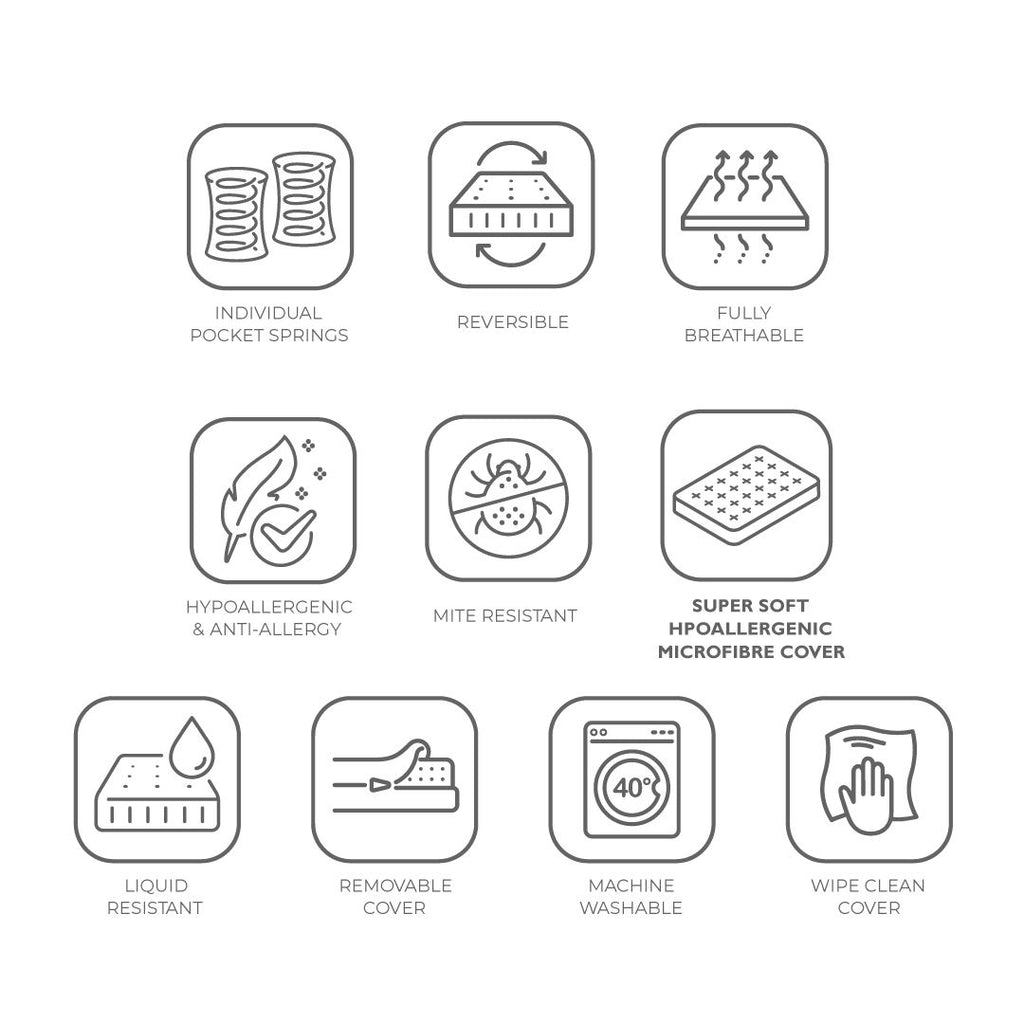 BabyStyle Dream Hypoallergenic Pocket Spring Mattress