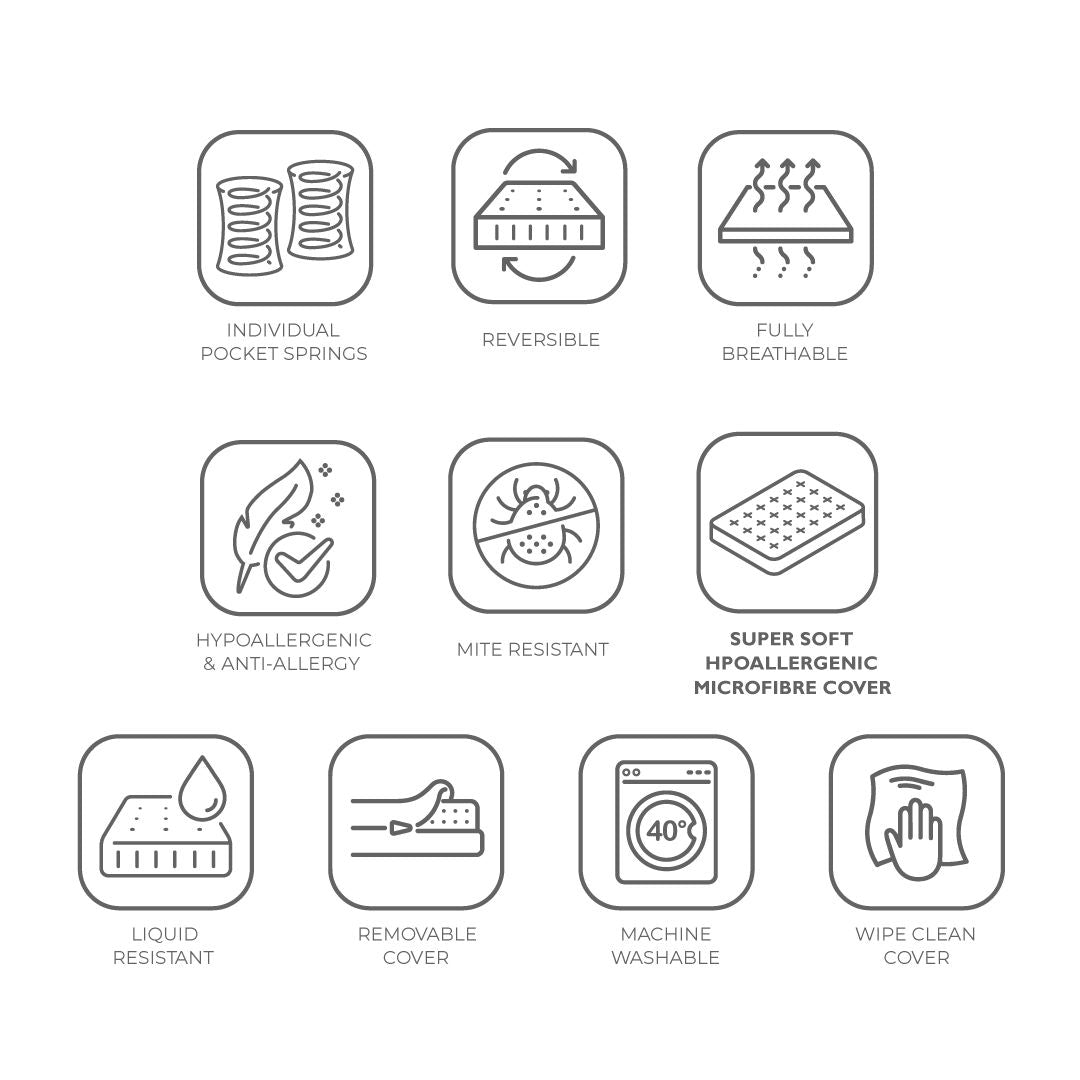 BabyStyle Dream Hypoallergenic Pocket Spring Mattress