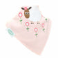 Ziggle Cuddly Pinks Bib set