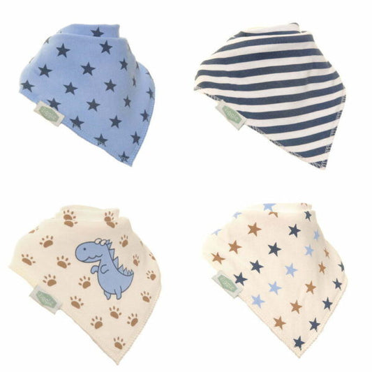 Ziggle Dino and Stars Bib Set