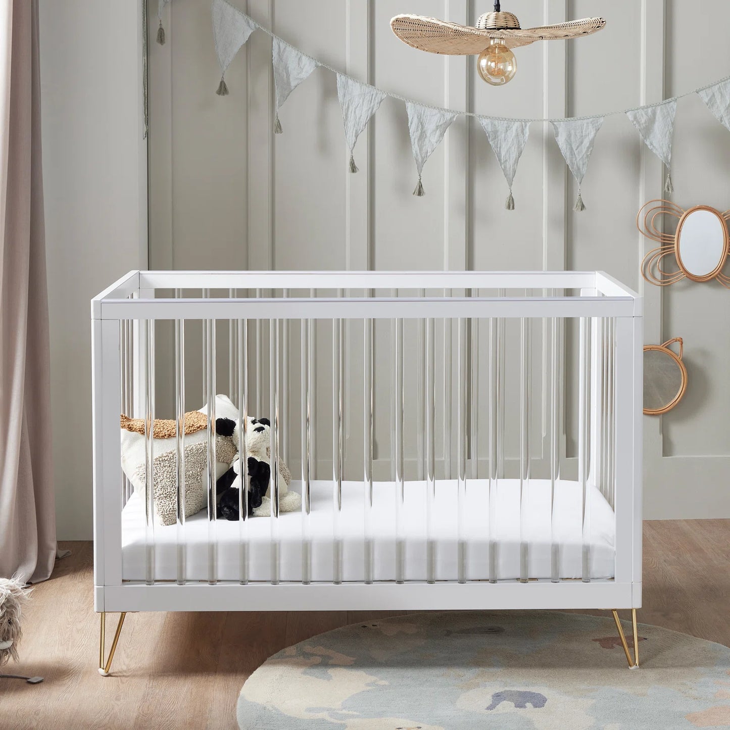 Kimi XL Acrylic Cot Bed