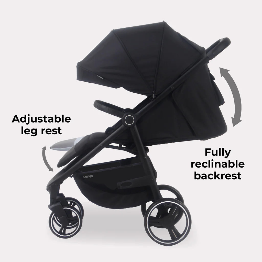 My Babiie MB160 Pushchair Black Leopard