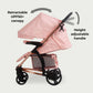 My Babiie MMB200i 3-in-1 Travel System with i-Size Car Seat - Dani Dyer Pink Plaid