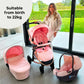 My Babiie MMB200i 3-in-1 Travel System with i-Size Car Seat - Dani Dyer Pink Plaid