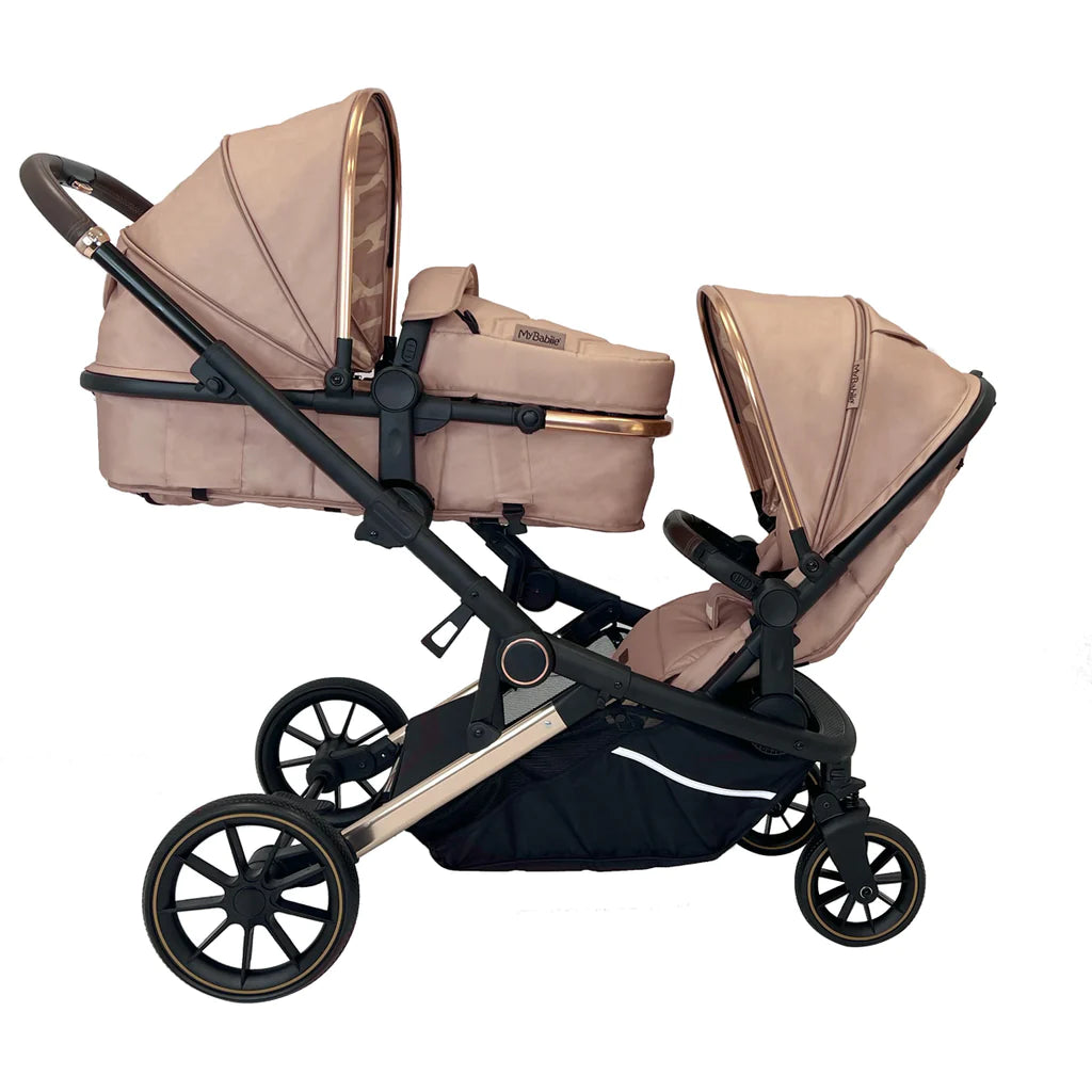 My Babiie MB33 Dani Dyer Giraffe Tandem Pushchair
