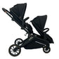 MB33 Dani Dyer Black Leopard Tandem Pushchair