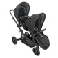 MB33 Dani Dyer Black Leopard Tandem Pushchair