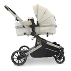 My Babiie MB33 Tandem Pushchair with 2 Infant Carriers - Ivory