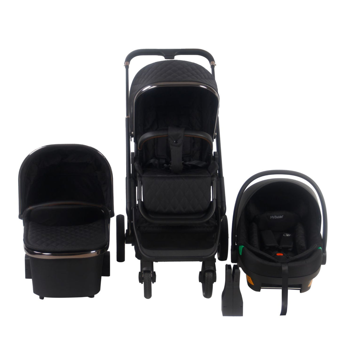 MB500i Billie Faiers Midnight Gunmetal iSize Travel System