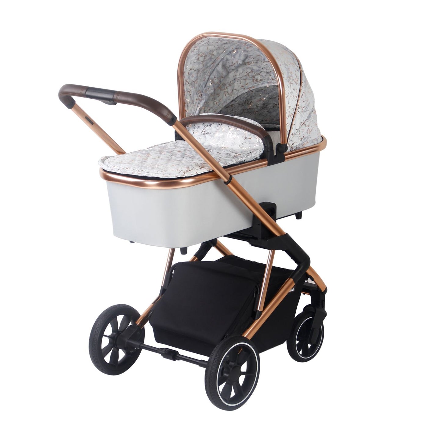 My Babiie MB500i Dani Dyer Rose Gold Marble iSize Travel System 3 in 1