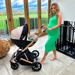 MB500i Dani Dyer Rose Gold Stone iSize Travel System
