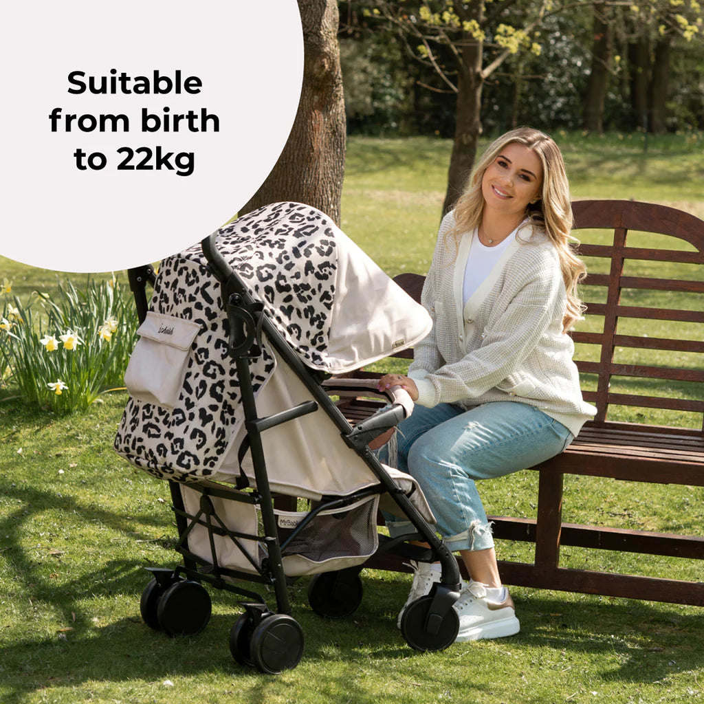 My Babiie MB51 Stroller - Dani Dyer Fawn Leopard