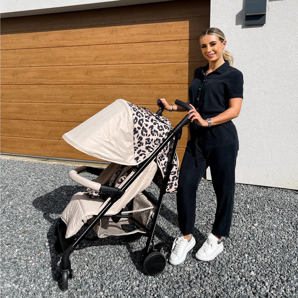 My Babiie MB51 Stroller - Dani Dyer Fawn Leopard