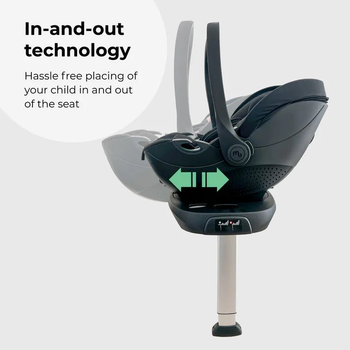 MB450 LUXE 3-in-1 Travel System with Rotating Car Seat + Base - Cookie (Exclusive)