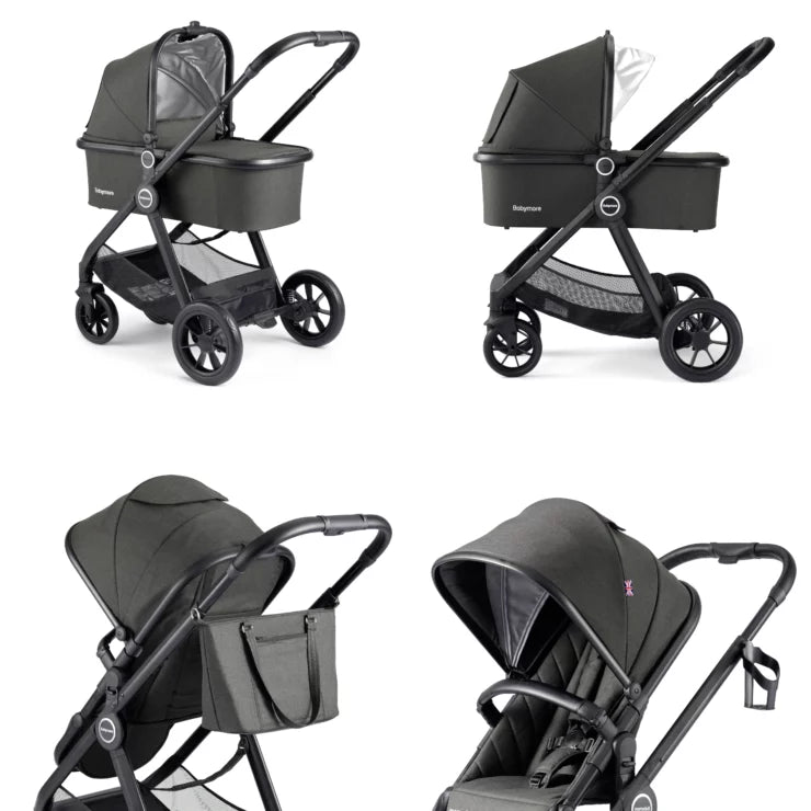 Memore V2 Travel System 13 Piece Coco with Base - Black