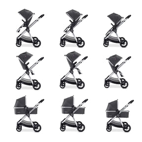Memore V2 Travel System 13 Piece Coco with Base - Chrome