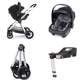 Memore V2 Travel System 13 Piece Coco with Base - Chrome